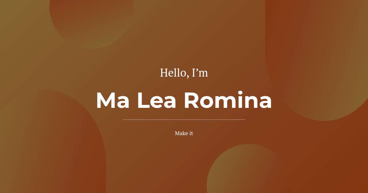 Meela Romin Ma Lea Romina