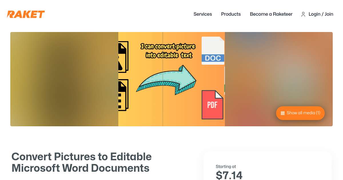 Convert Pictures to Editable Microsoft Word Documents by ...