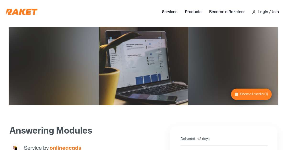 Answering Modules by onlineacads - Raket.PH