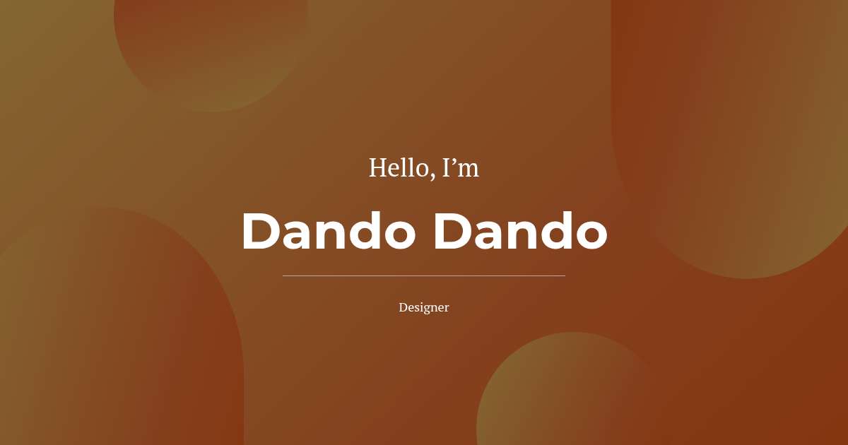 Dando State Dando Dando