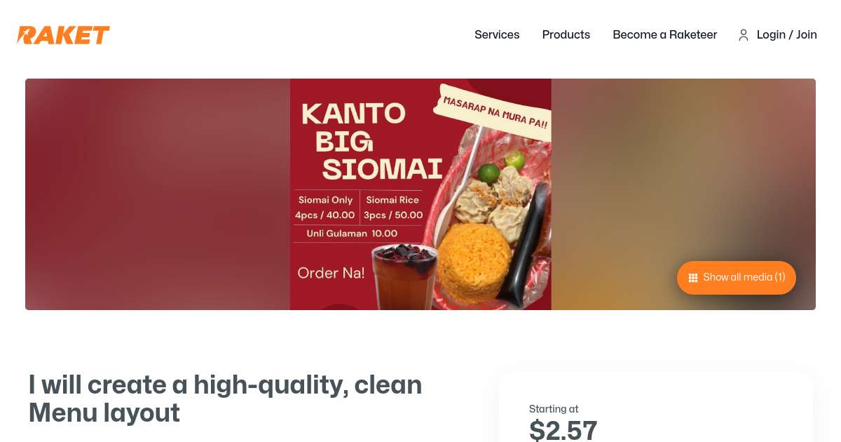 I will create a high-quality, clean Menu layout by mimi_digital - Raket.PH