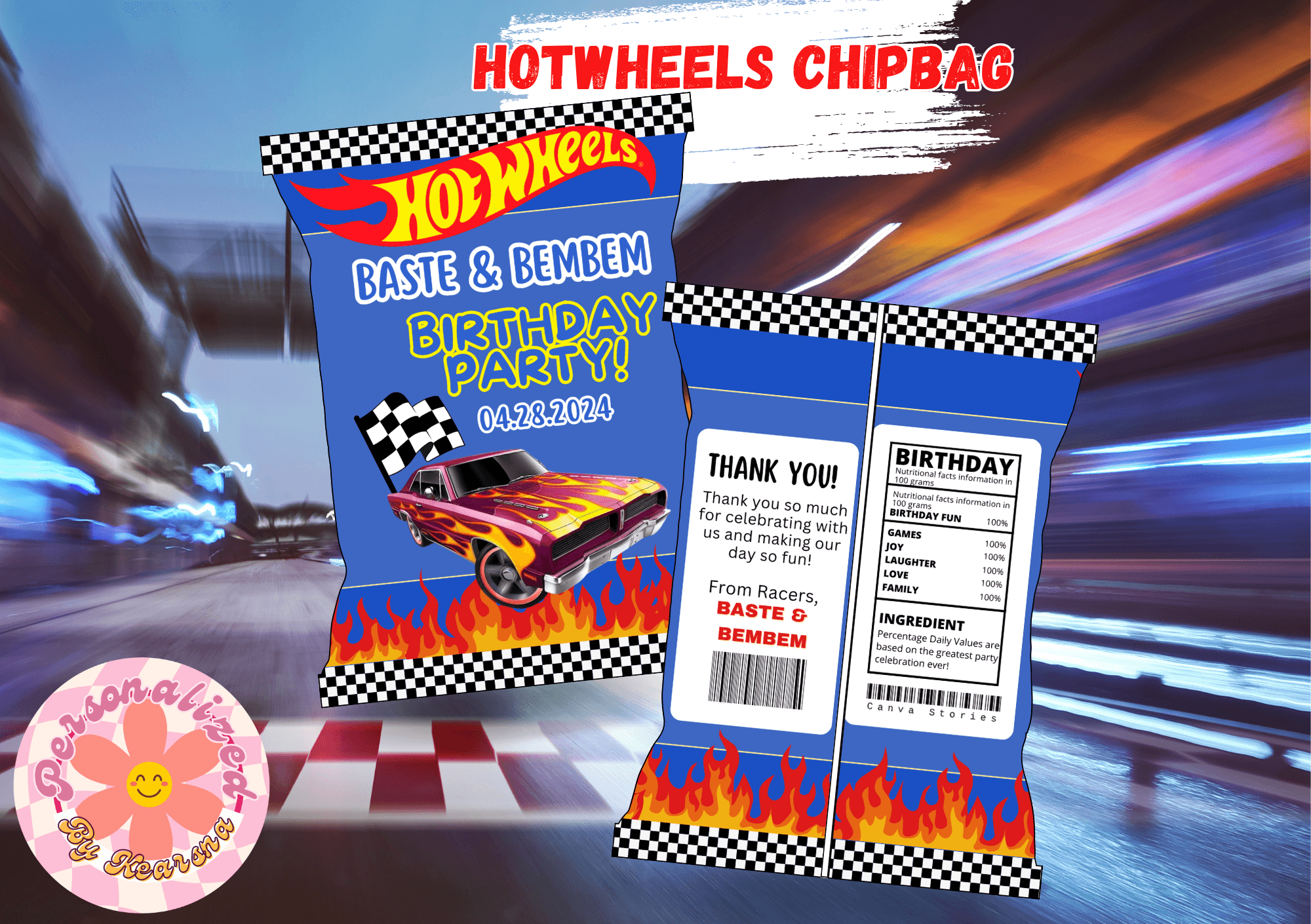 Hotwheels Chipbag theme template (Free mockup) by personalizedbykearsna - Raket.PH hotwheels-chipbag-theme-template-free-mockup-by-personalizedbykearsna-raket-ph