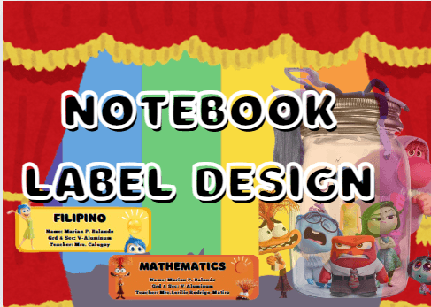 Custom Notebook Label Design Label Design by manjuservice - Raket.PH
