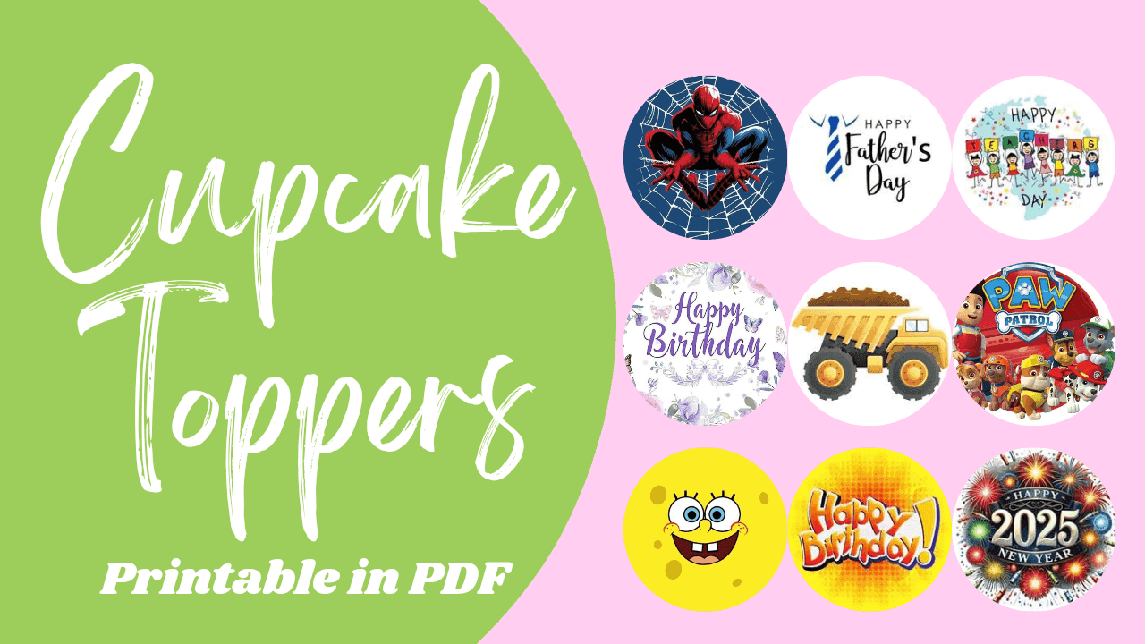 Cupcake Topper Editable Sweet Peach Cupcake Toppers Printable Template