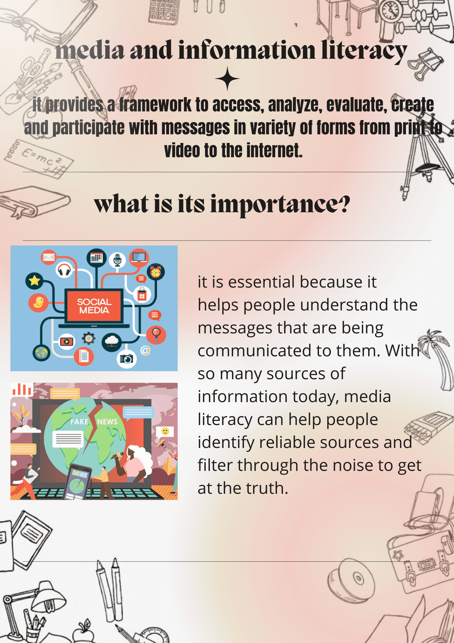 Infographic About Media And Information