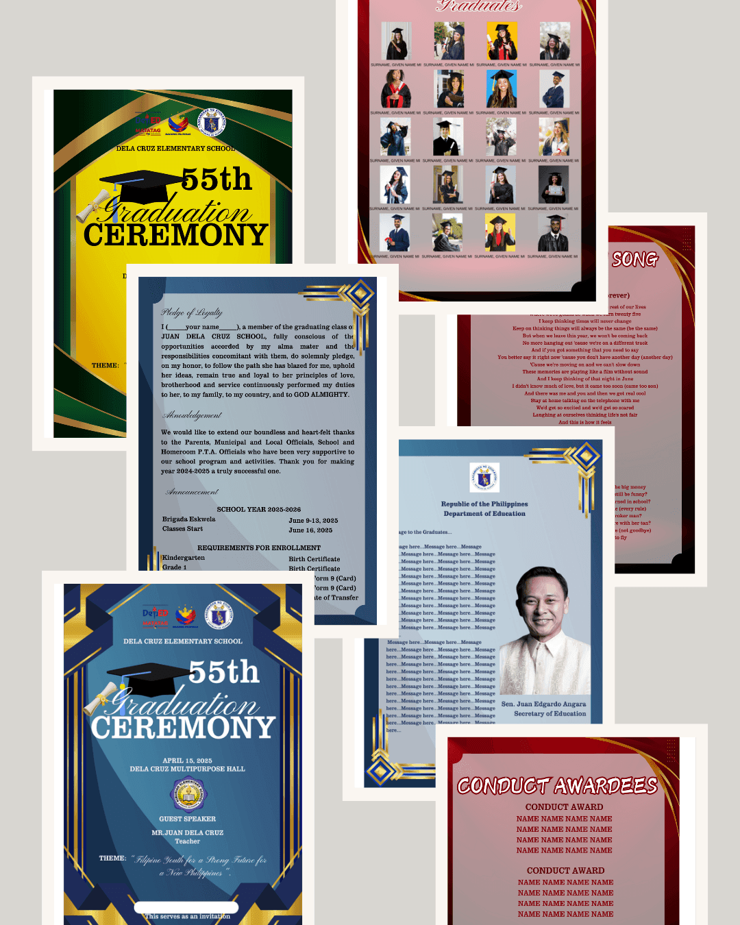 Money Graduation Invitations