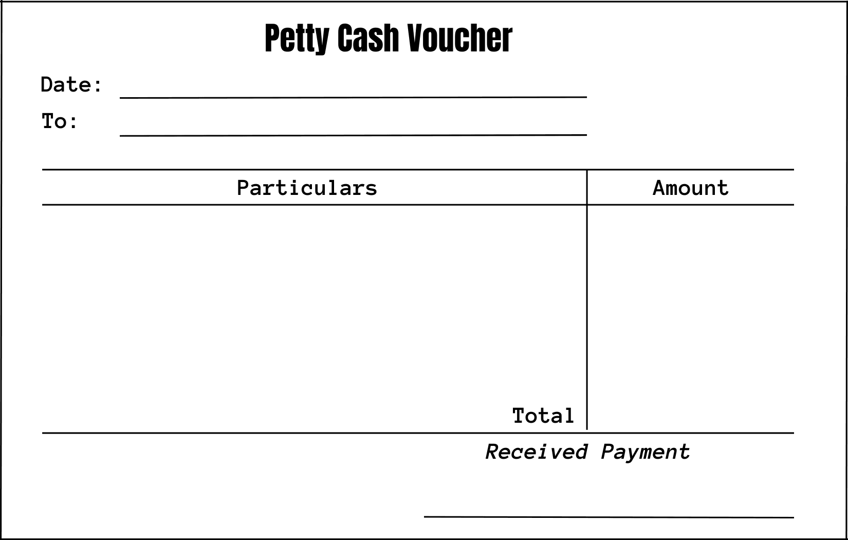Petty Cash Voucher Template by digibenzph - Raket.PH