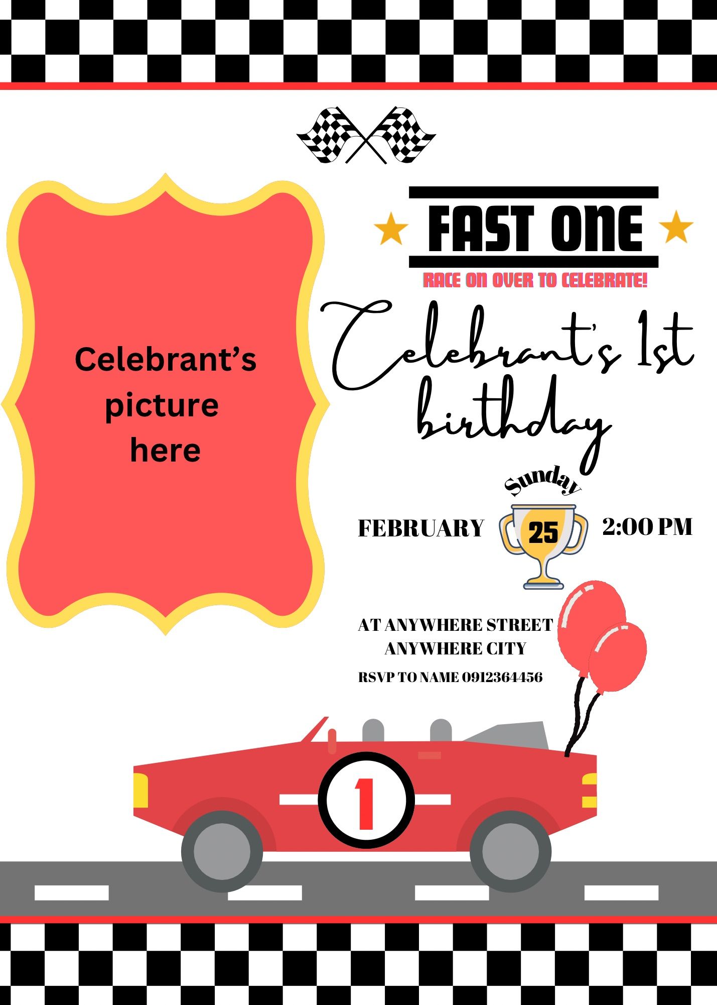 Race Car Themed Birthday Invitation (Editable Template) by hiromiscreation26 - Raket.PH race-car-themed-birthday-invitation-editable-template-by-hiromiscreation26-raket-ph