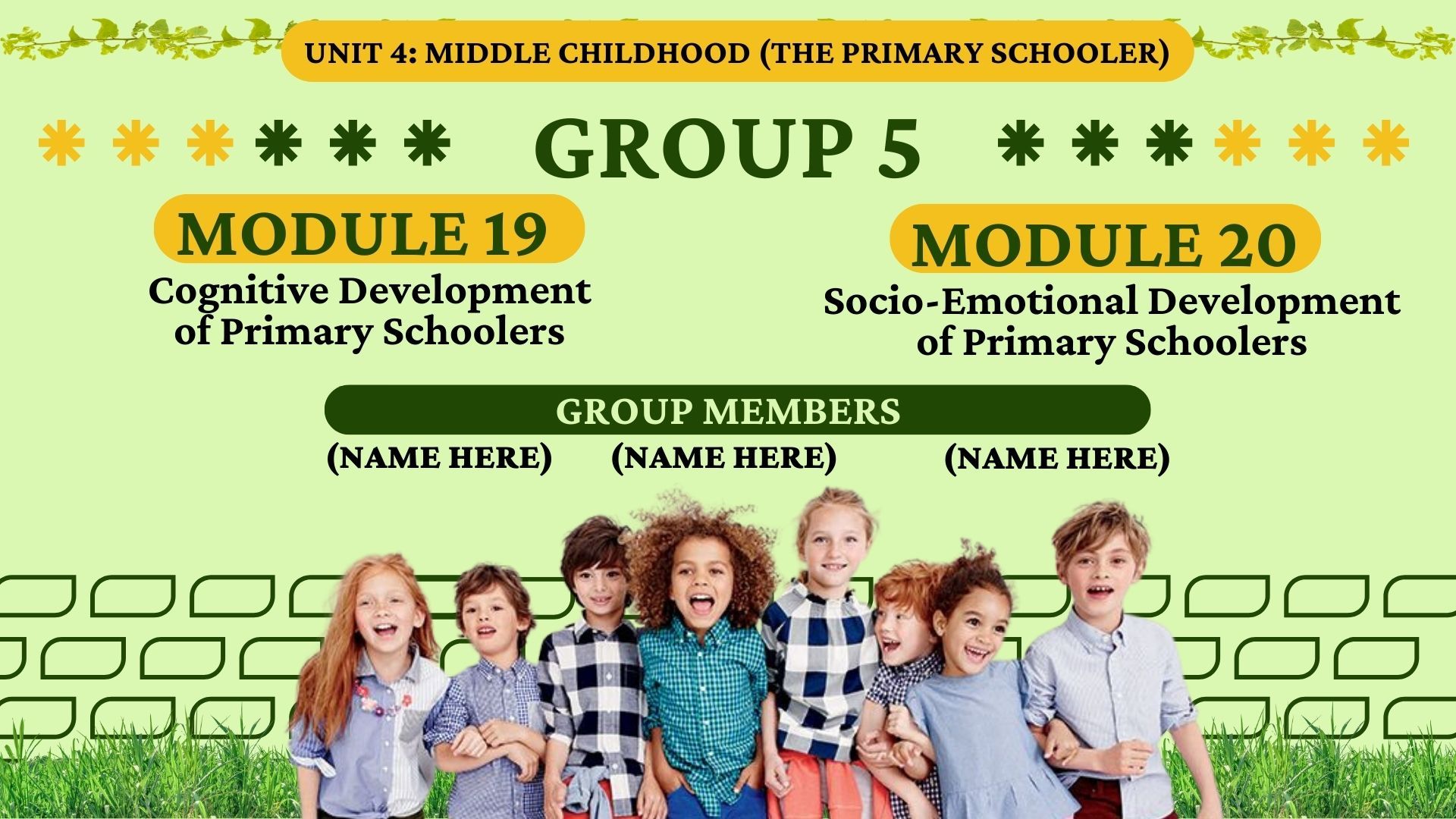 Cognitive development of primary schooler best sale