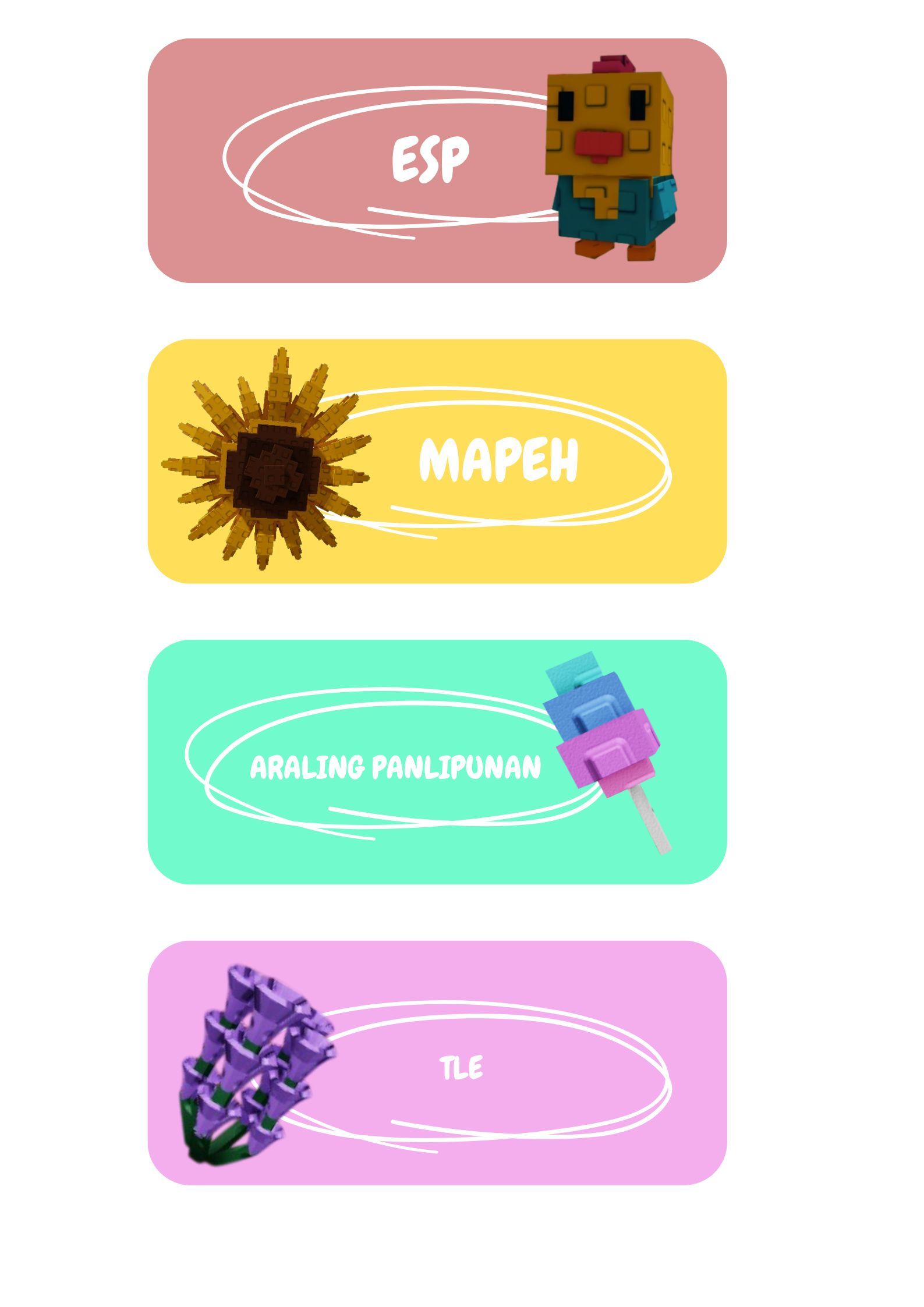 8 subject school labels (grow a gardenroblox theme) by ...