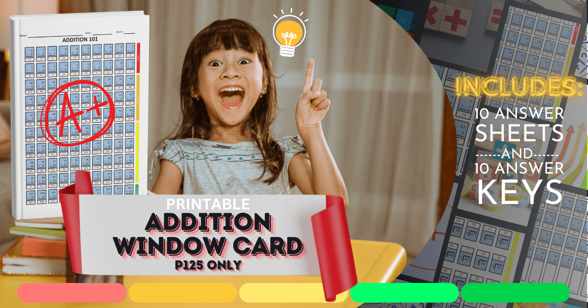 Window Card Math Kit Printable Window Card Addition Printable Card Free 1000x1421