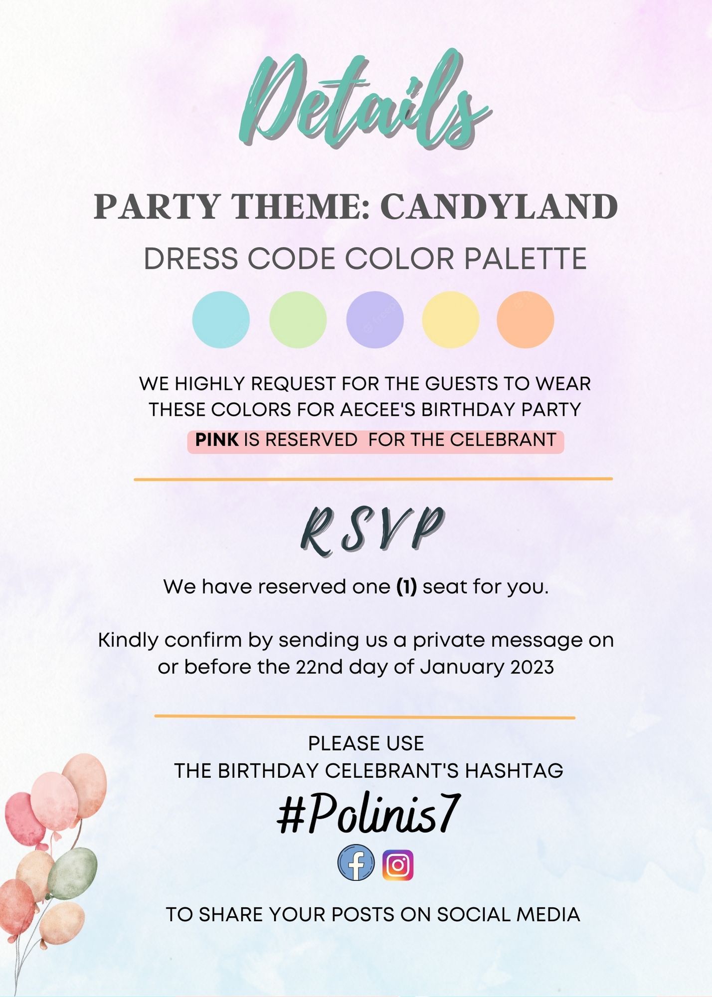 Birthday Invitation for Girls by madebyenilop - Raket.PH Birthday Invitation for Girls by madebyenilop - Raket.PH