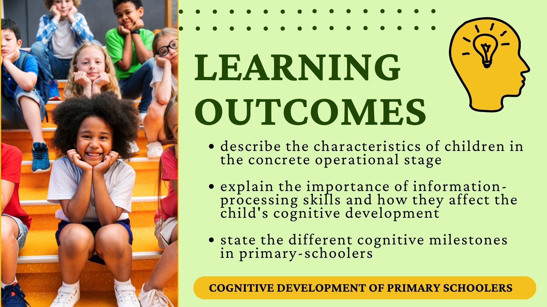 PowerPoint Presentation for School Topic Cognitive Development of Primary Schoolers by aimeelualhati Raket.PH