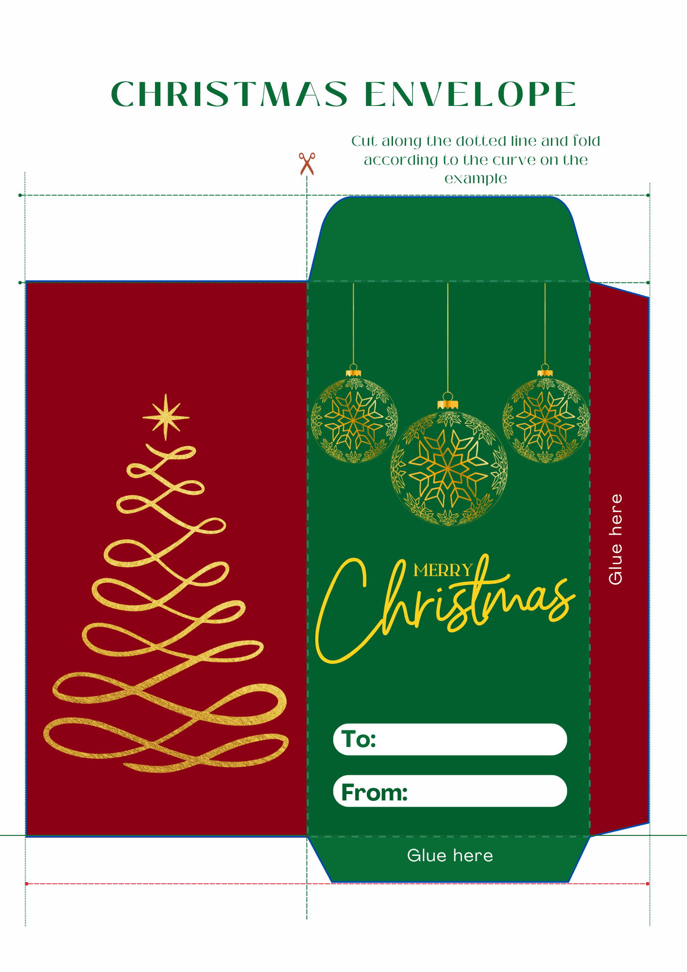 canva editable christmas money envelope (angpao) template bundle
