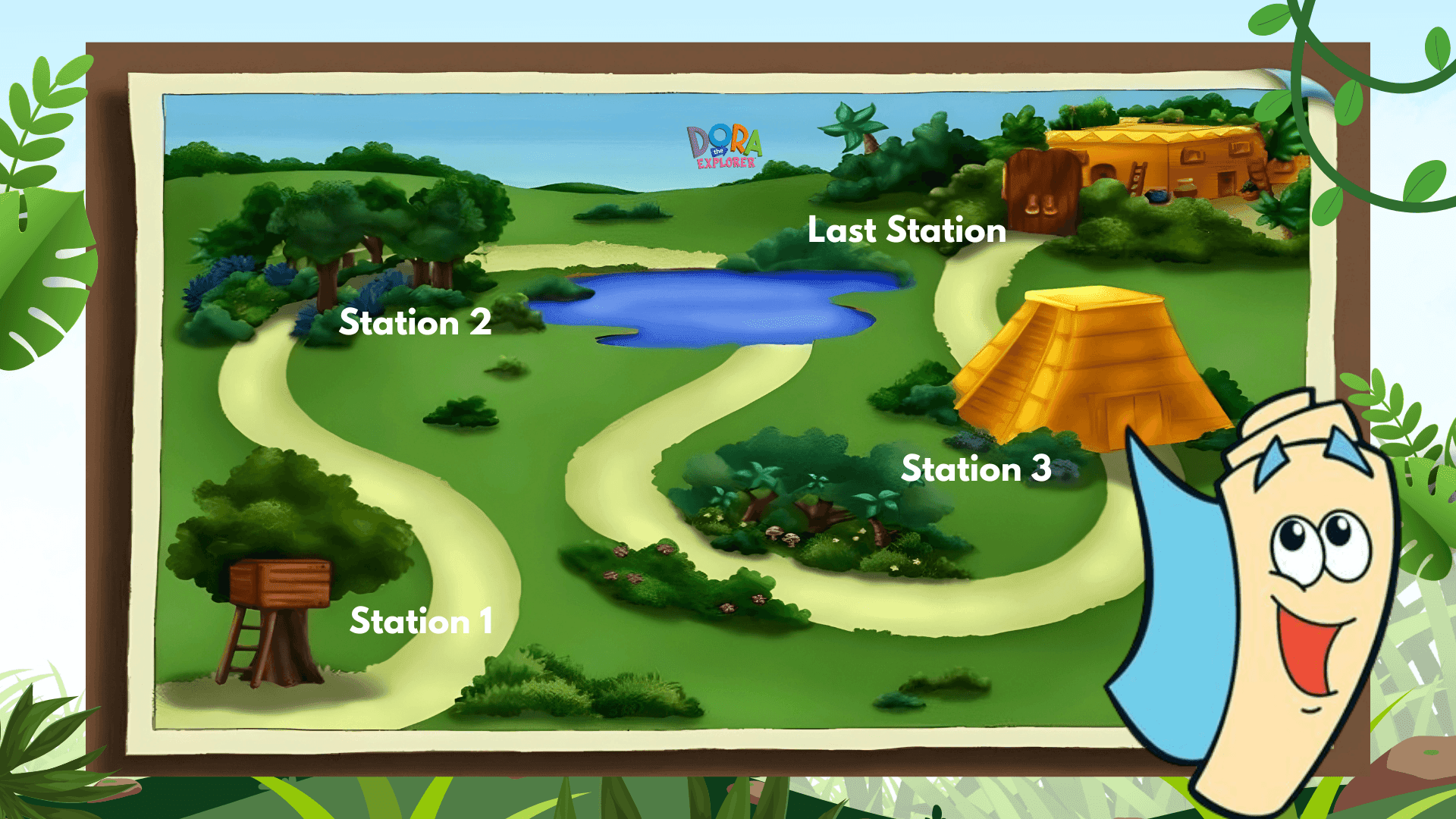 Dora Map Icon Pics For Dora The Explorer Map Template Dora The Explorer Explorer
