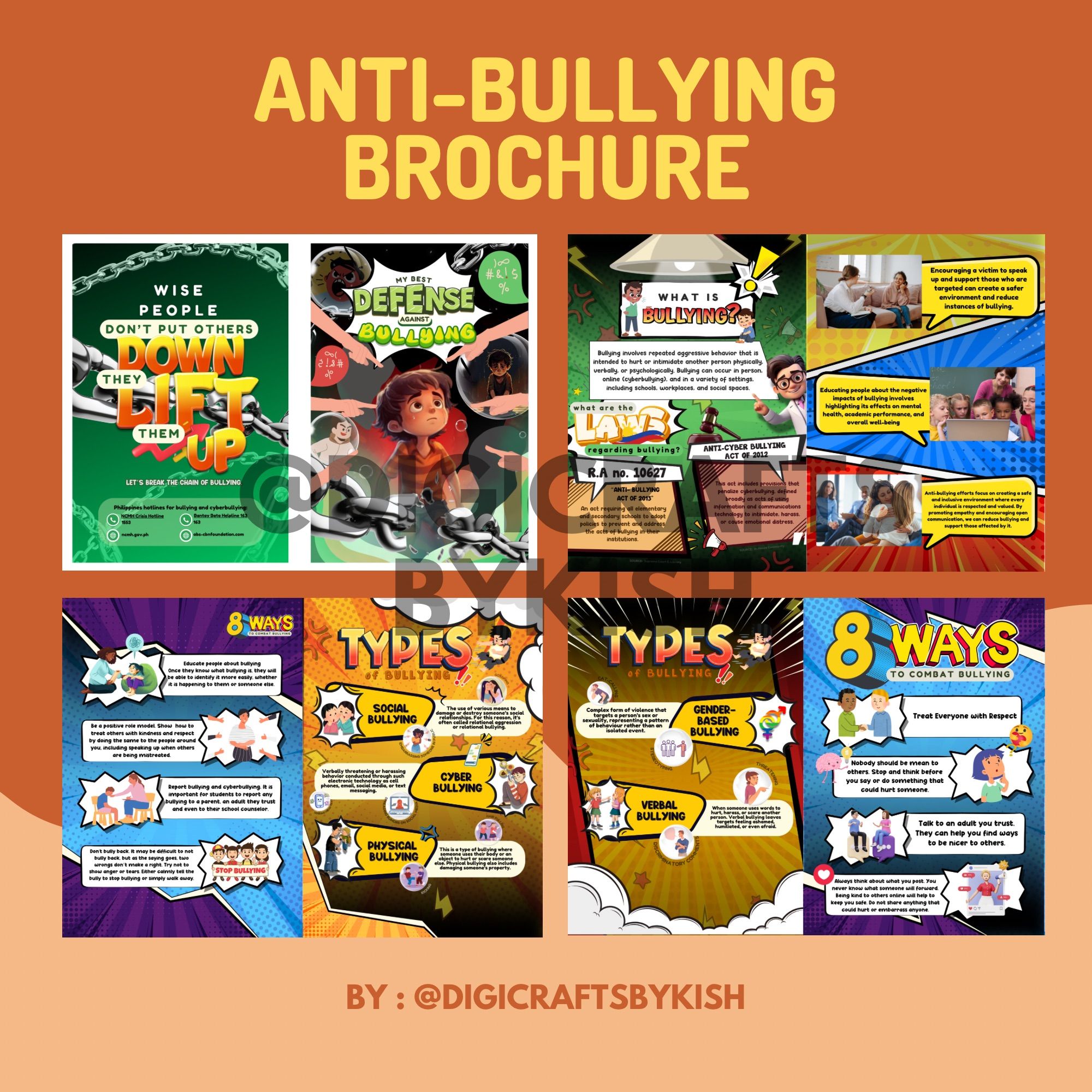 Anti Bullying Flyers Tagalog Bullying