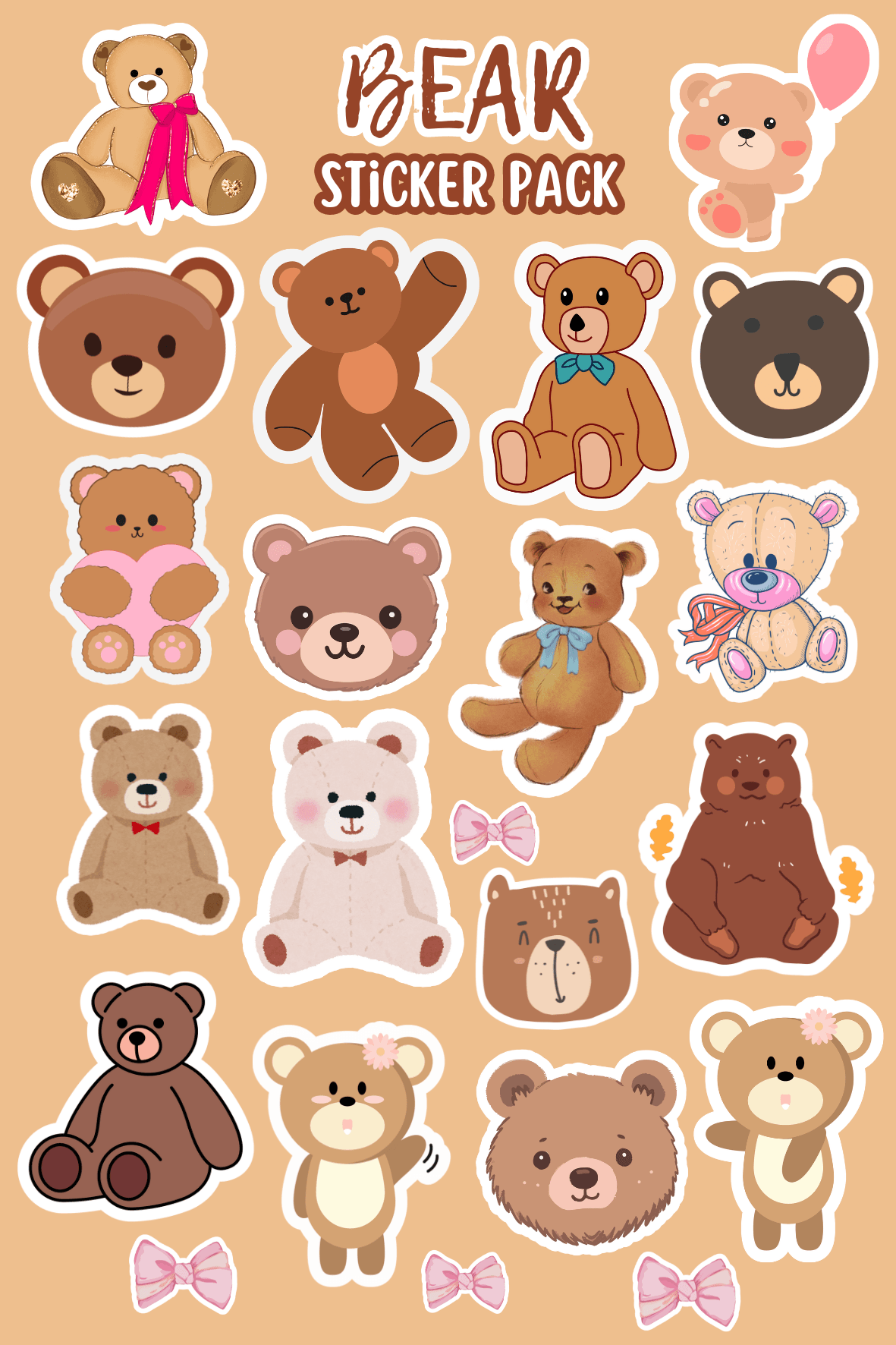 Bear Sticker Pack