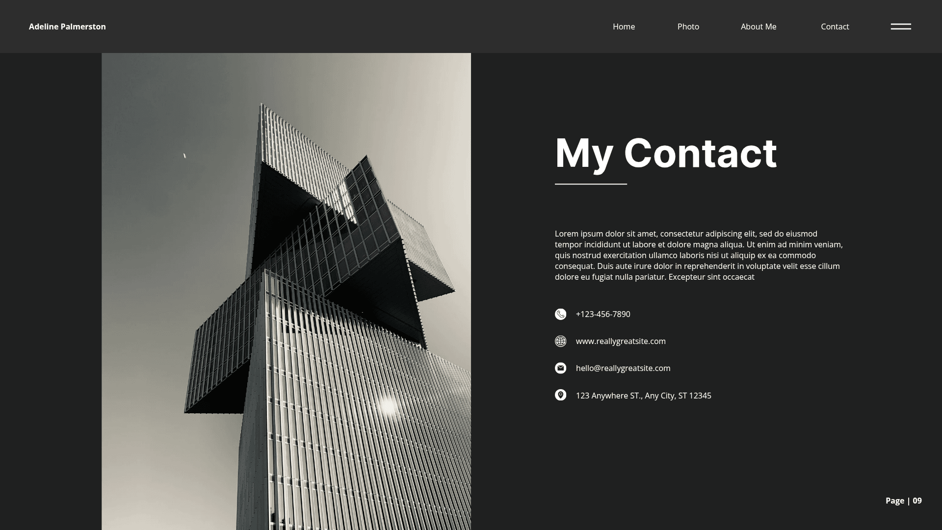 Black White Grayscale Portfolio Presentation by vinceperol2 - Raket.PH