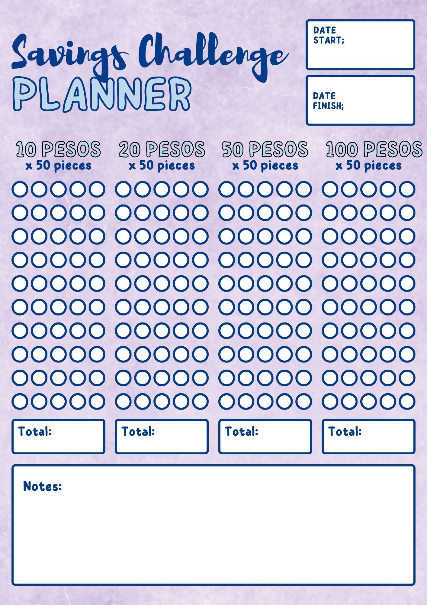 Blue Minimalist Savings Challenge Planner a8b1a23e60 ipon challenge printablemanravengail - raket.ph