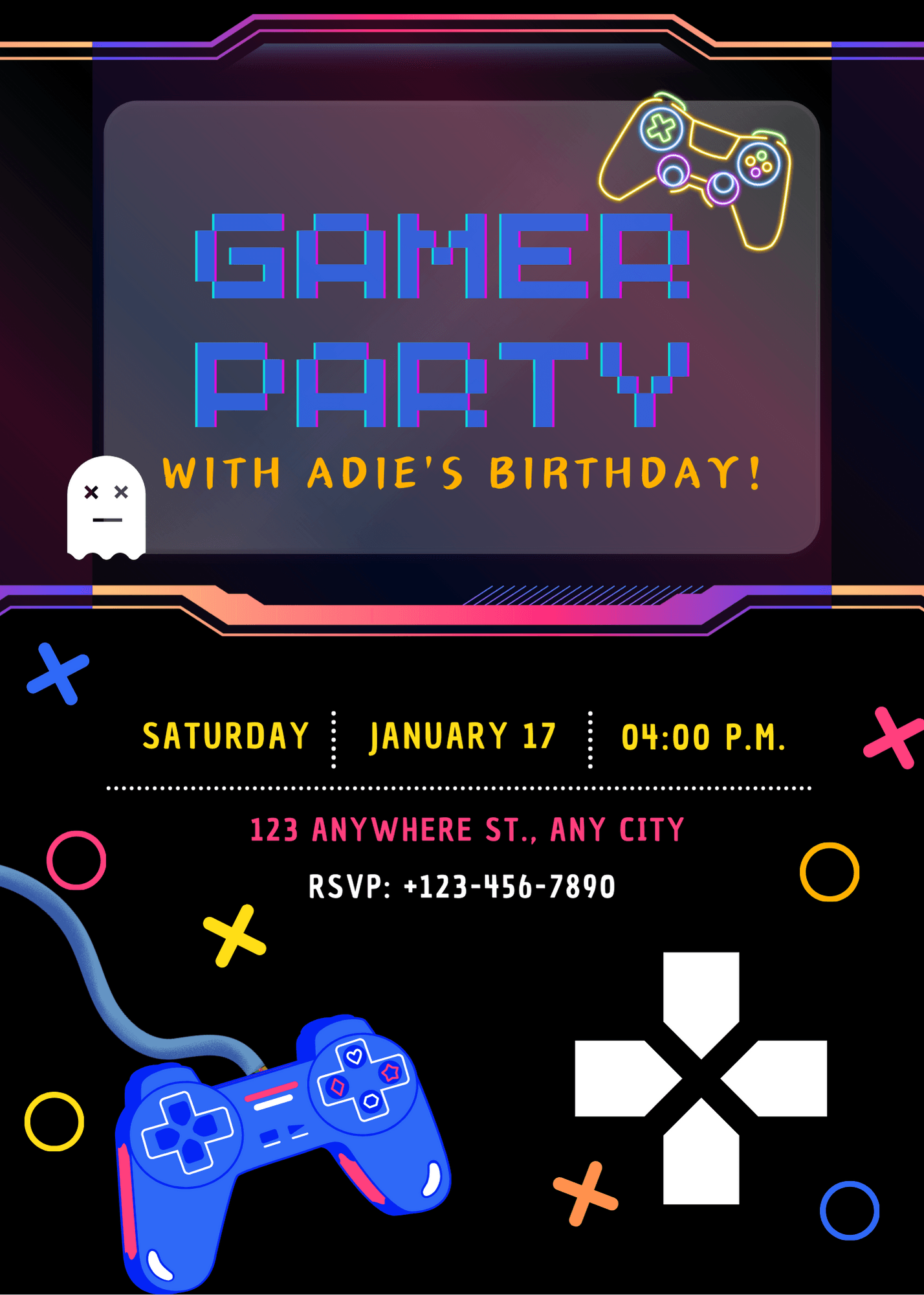 Digital Gaming Birthday Invitation-Template by dhenniseirish - Raket.PH digital-gaming-birthday-invitation-template-by-dhenniseirish-raket-ph