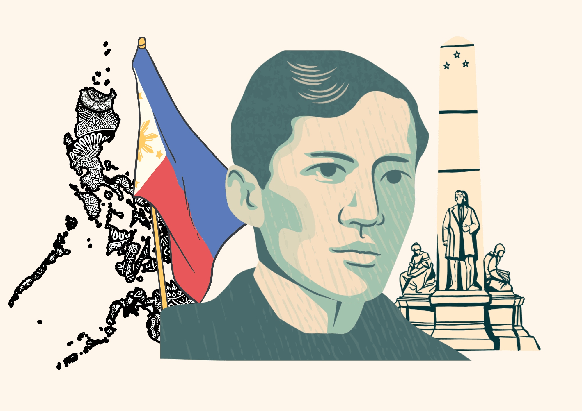 Jose Rizal Pattern Jose Rizal Clipart Png