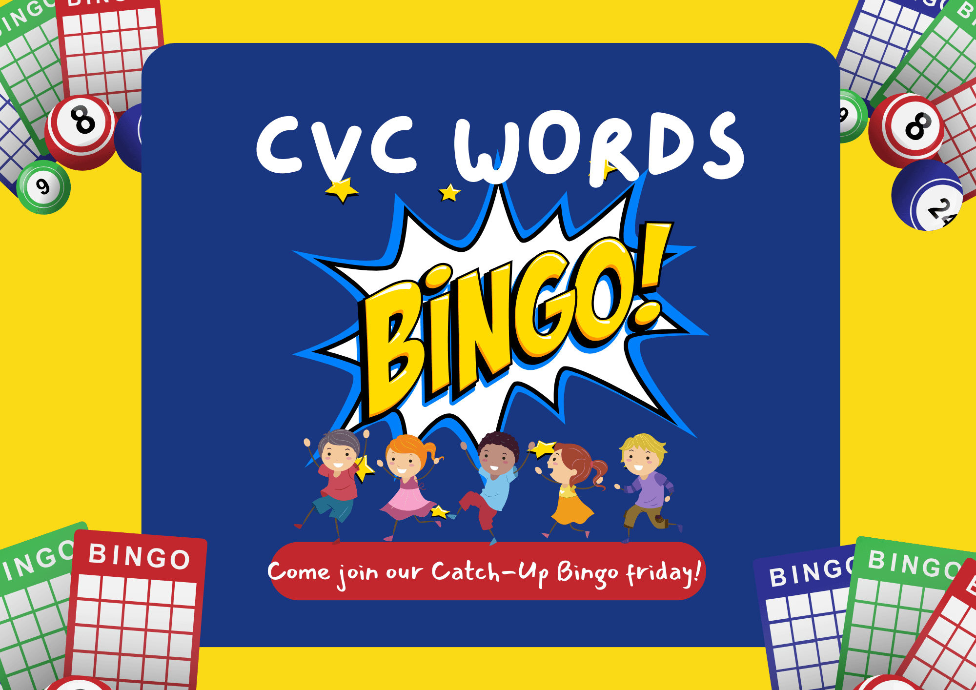 CVC WORDS BINGO GAME by a.sangalang - Raket.PH