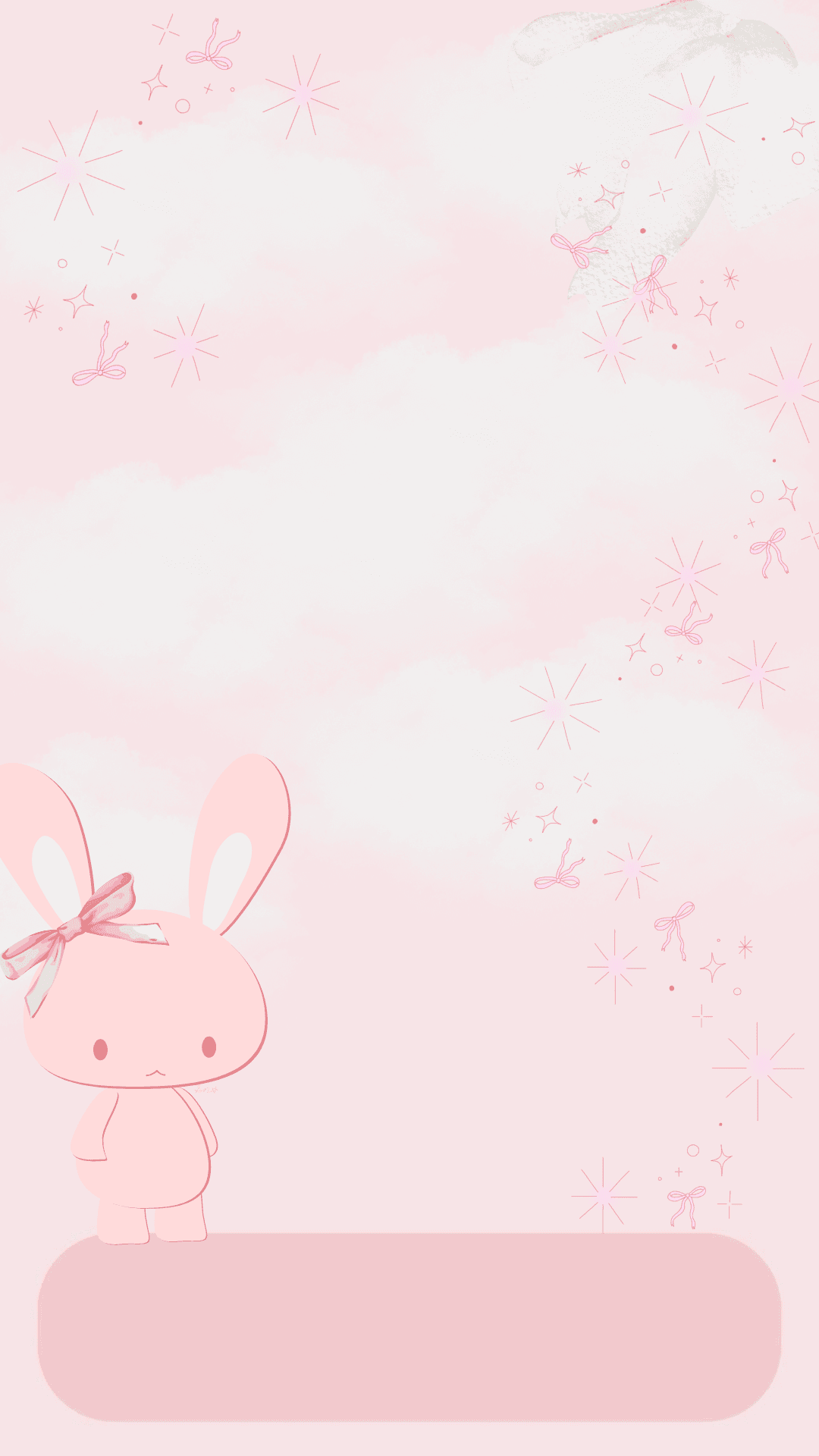 Pink Bunny Wallpaper Pink Rabbit Stock Photos, Images And Backgrounds