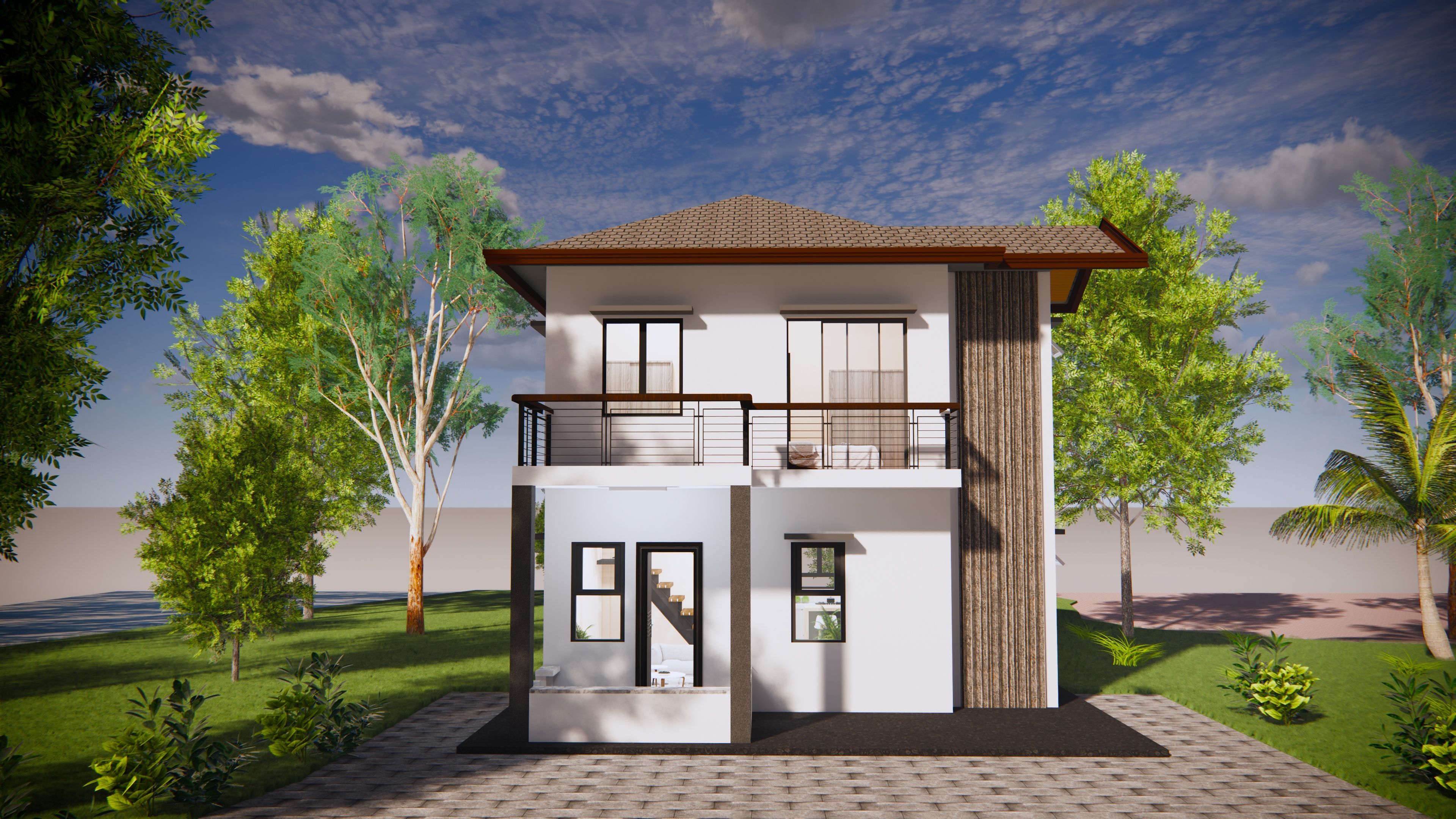 Simple Filipino 2 Storey House Design 2 STOREY MODERN HOUSE DESIGNS IN