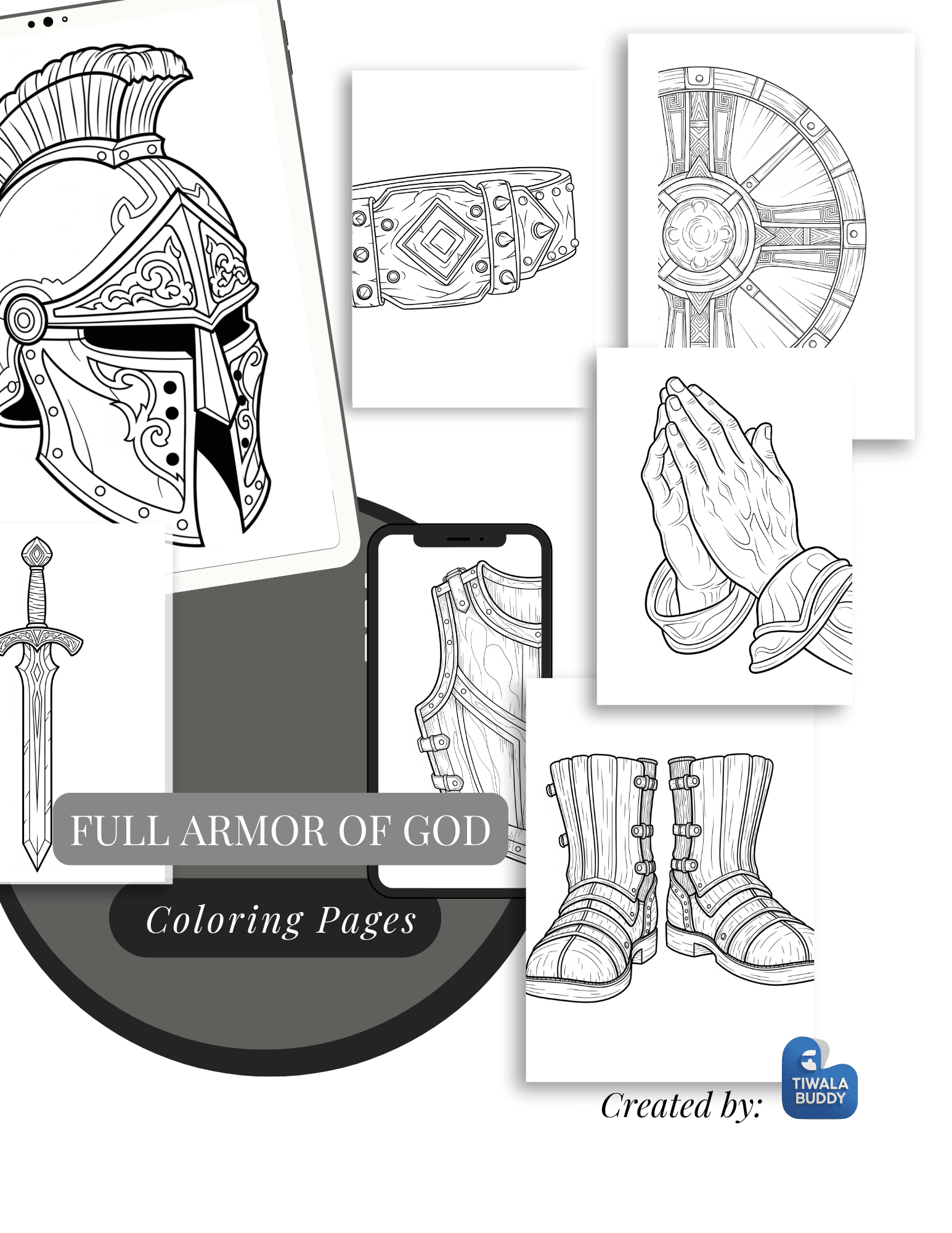 Armor Of God Coloring Pages