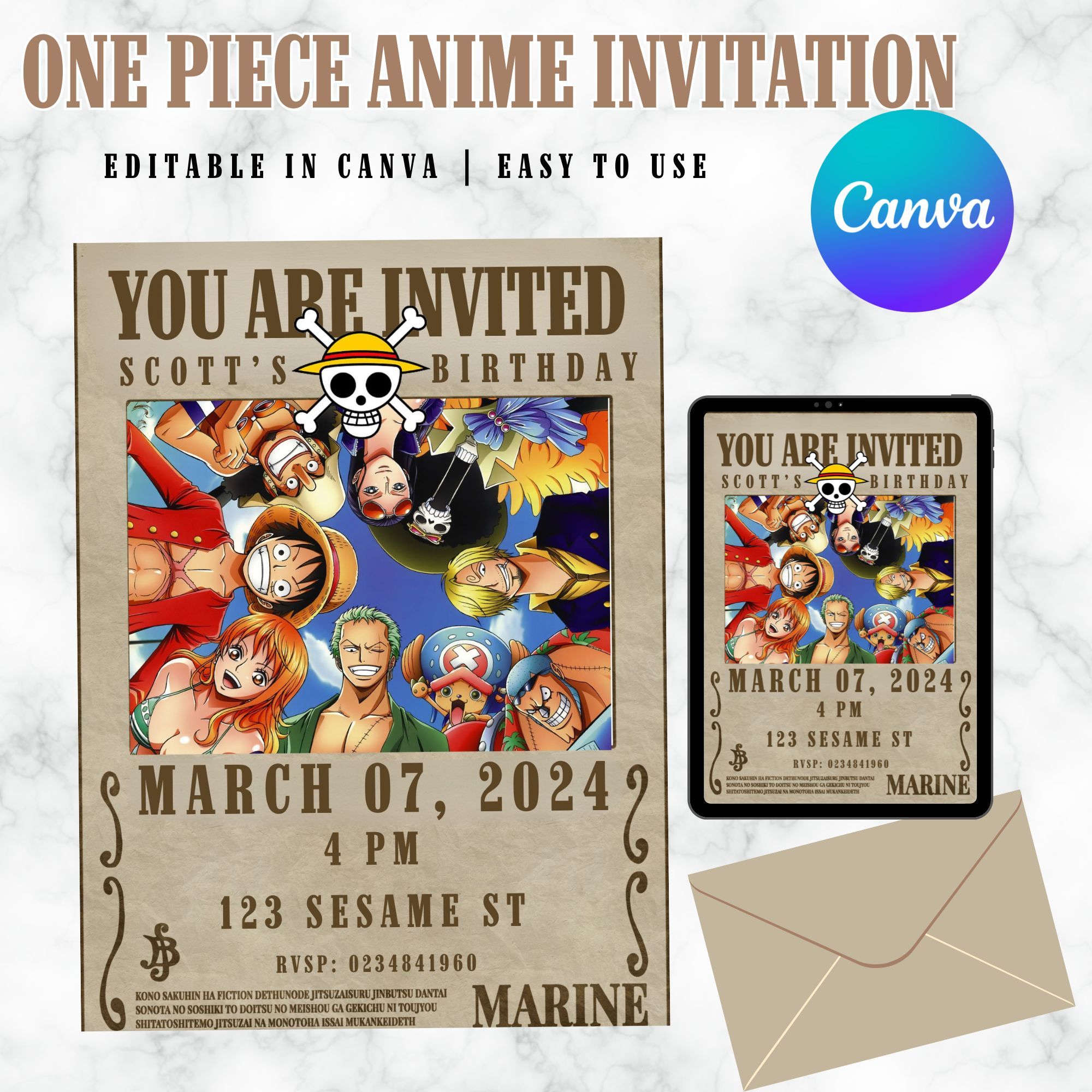 one-piece-invitation-anime-invitation-one-piece-birthday-invitation-customizable-invitation-by-jesjumaquio-raket-ph