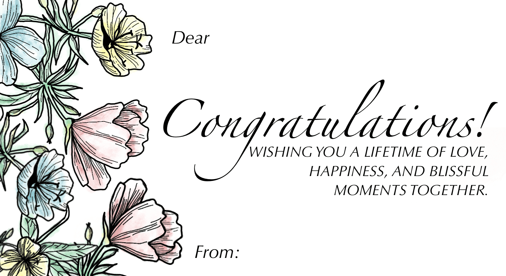How Do You Write A Congratulations Card For A Wedding Gift - Infoupdate.org