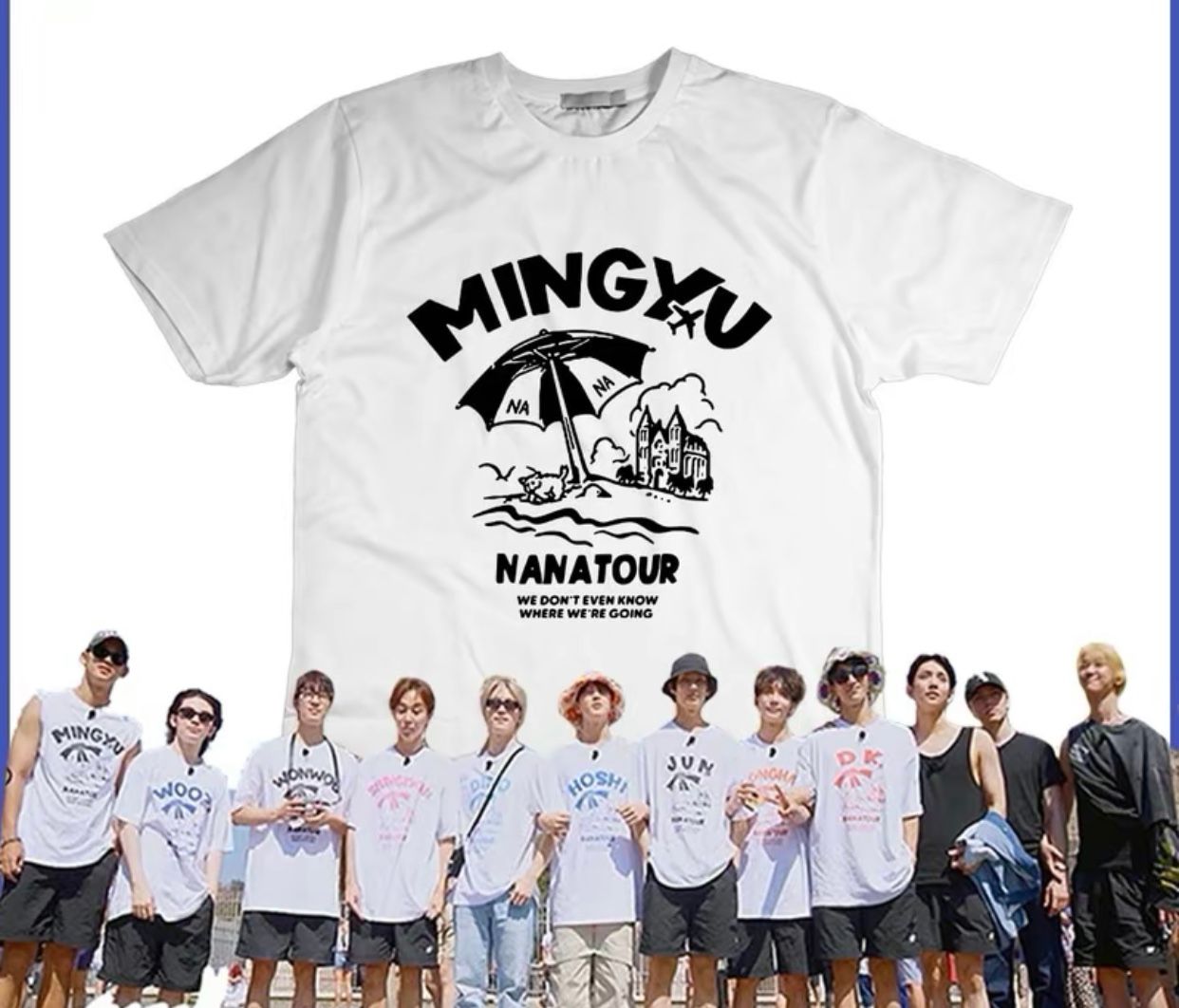 Seventeen Nana Tour Inspired T-shirt by arielleiannesantos16
