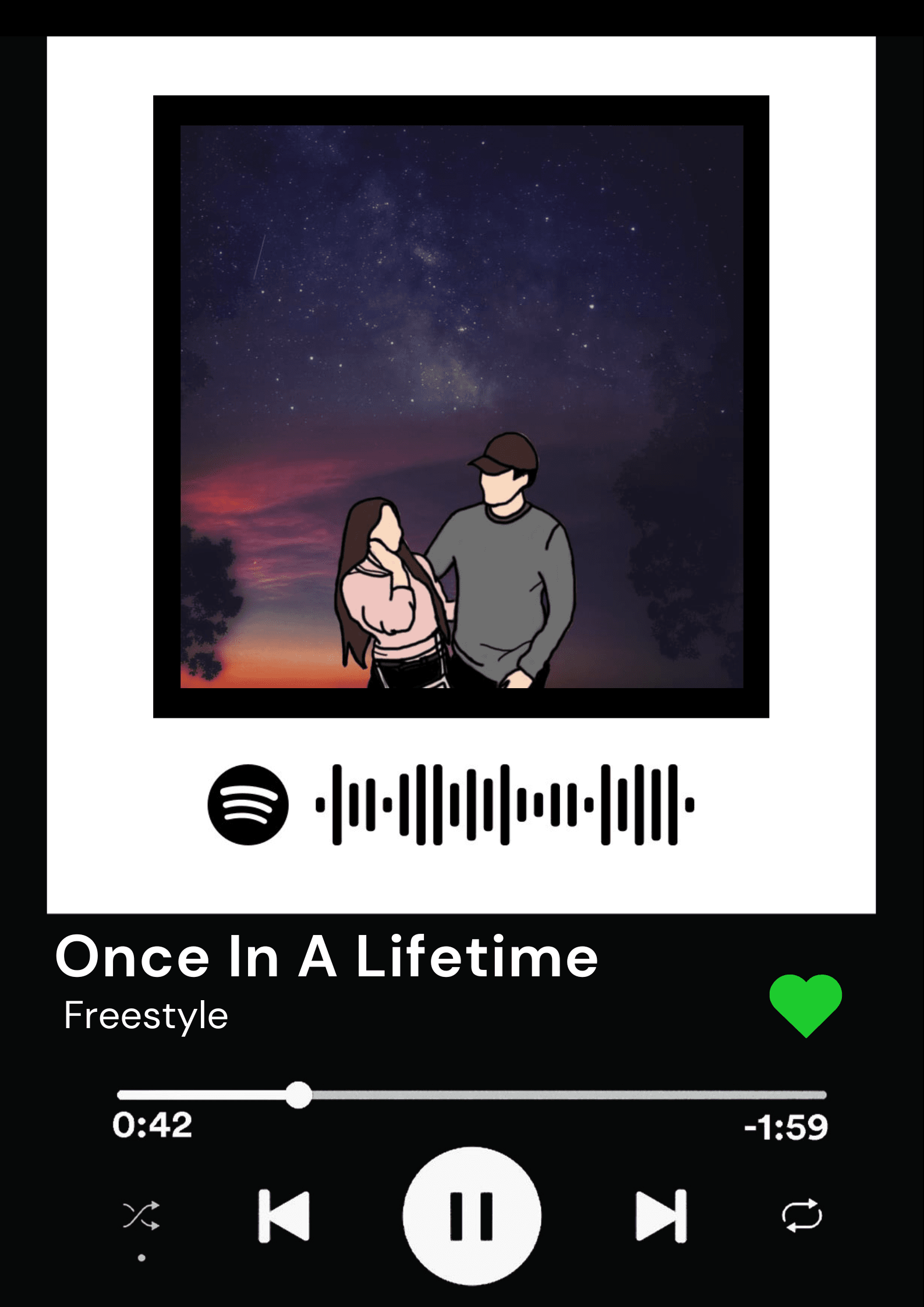 Spotify Png Template