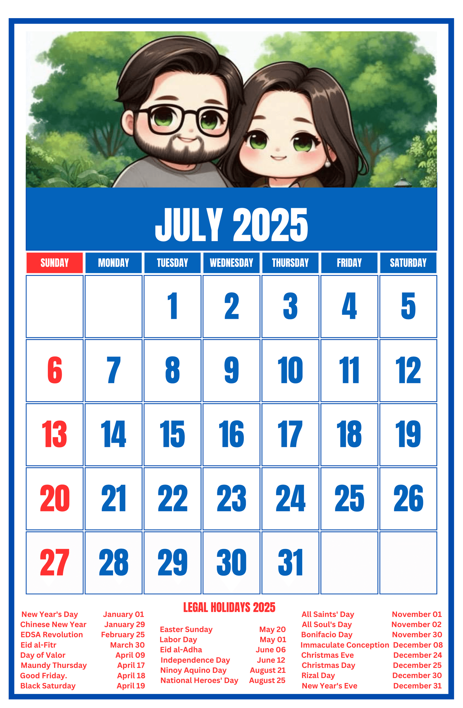 2025 Commercial Calendar, Personalized and ready to print. by joydcdigitals - Raket.PH 2025-commercial-calendar-personalized-and-ready-to-print-by-joydcdigitals-raket-ph