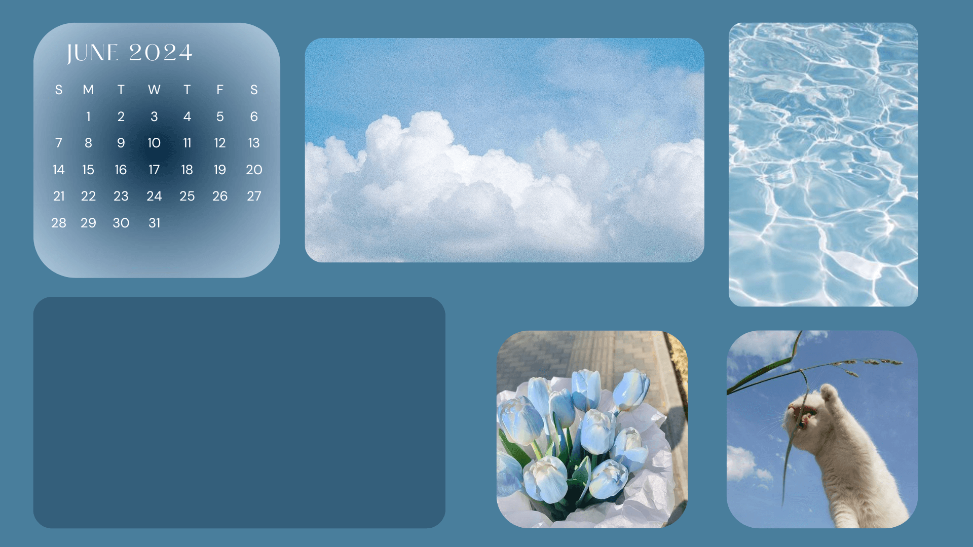Blue Wallpaper Desktop Aesthetic