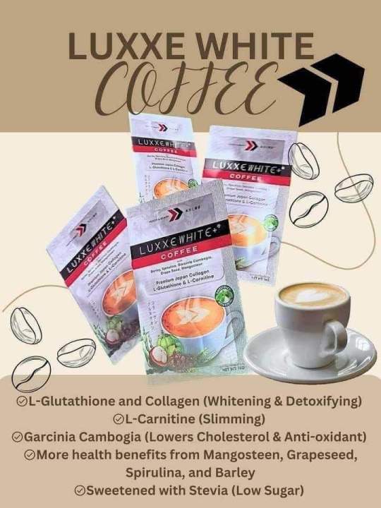 Luxxe White+ Health & Beauty Coffee by danicacamaddo - Raket.PH