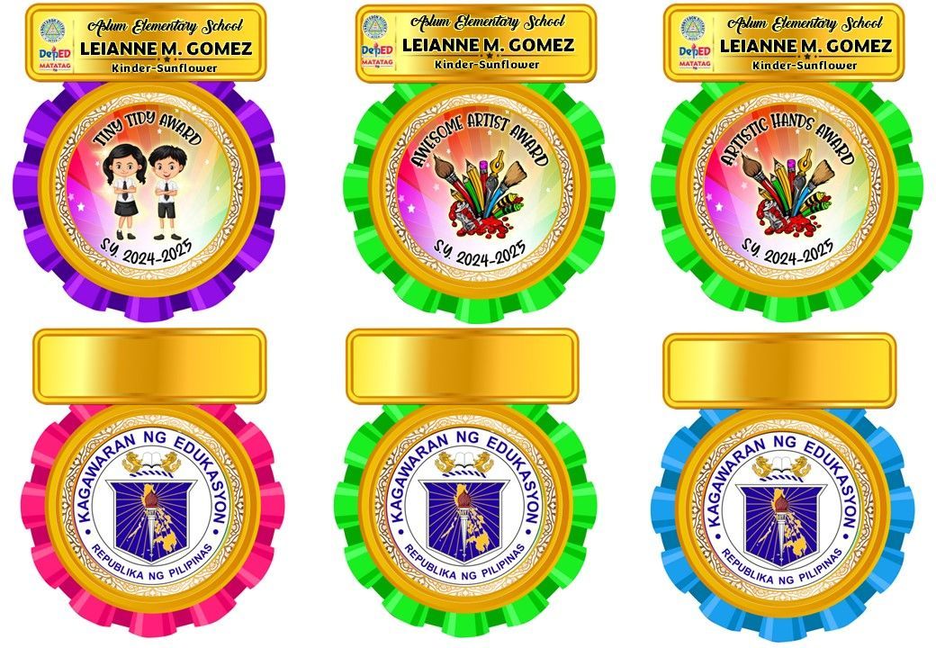 Deped Ribbon Award Template