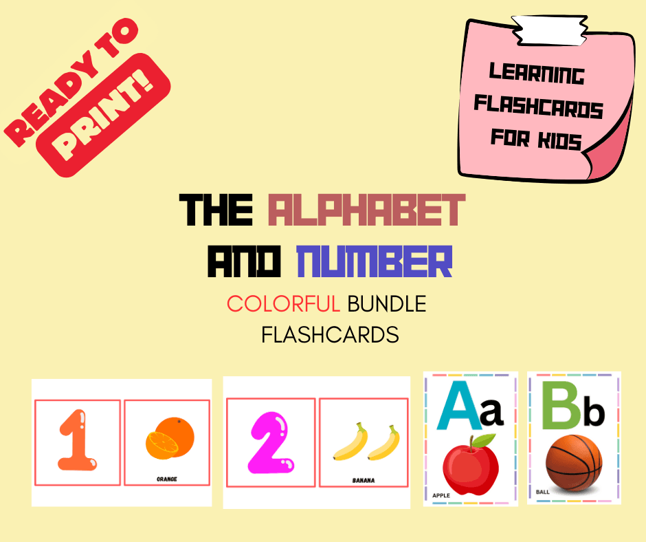 Alphabet Flashcards With Pictures Of Concrete Objects The Teaching
