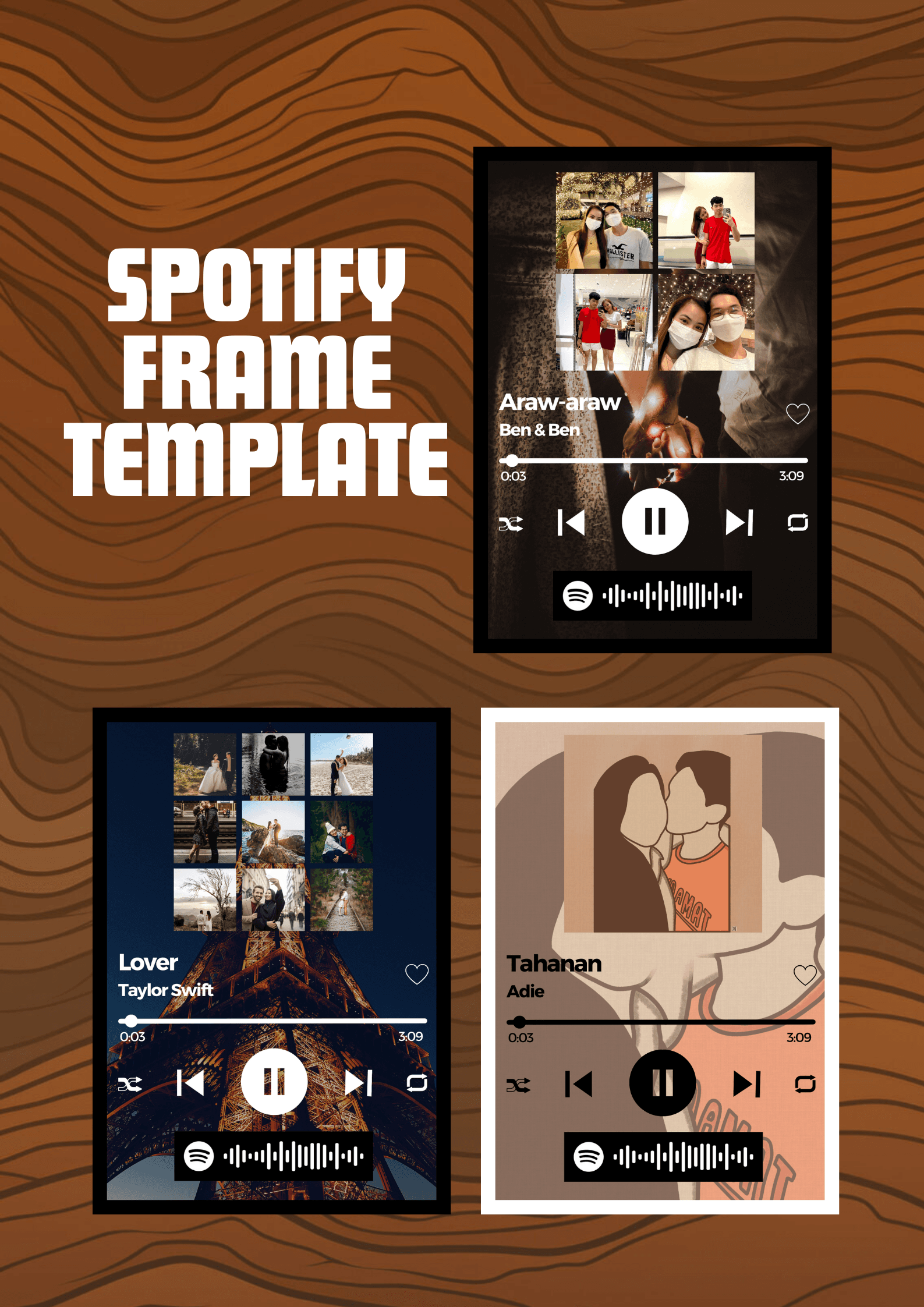 Spotify Png Template