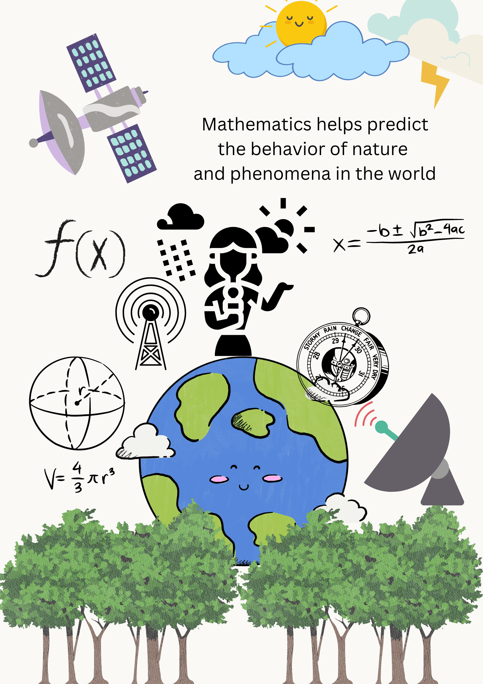 Mathematics in the modern world digital poster by mariceldumas1999 Raket.PH