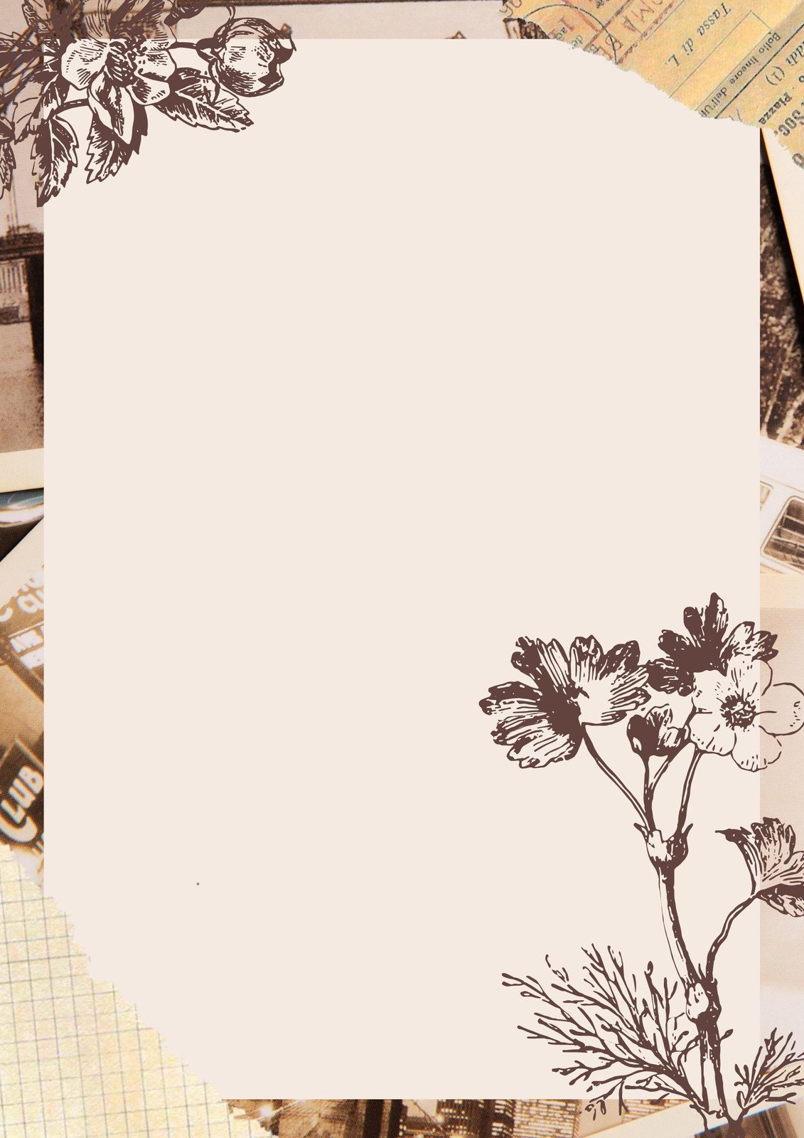 Bond paper with designs by inosante8 - Raket.PH for Free Printable Page Border Templates
