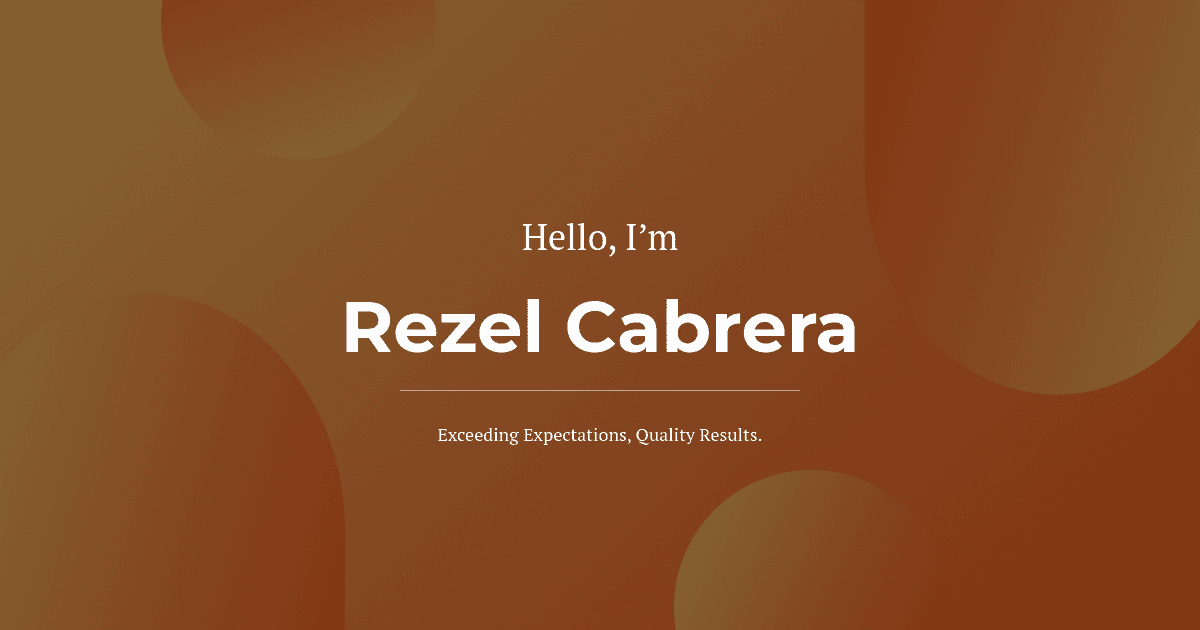 Rezel Rojas Rezel Cabrera