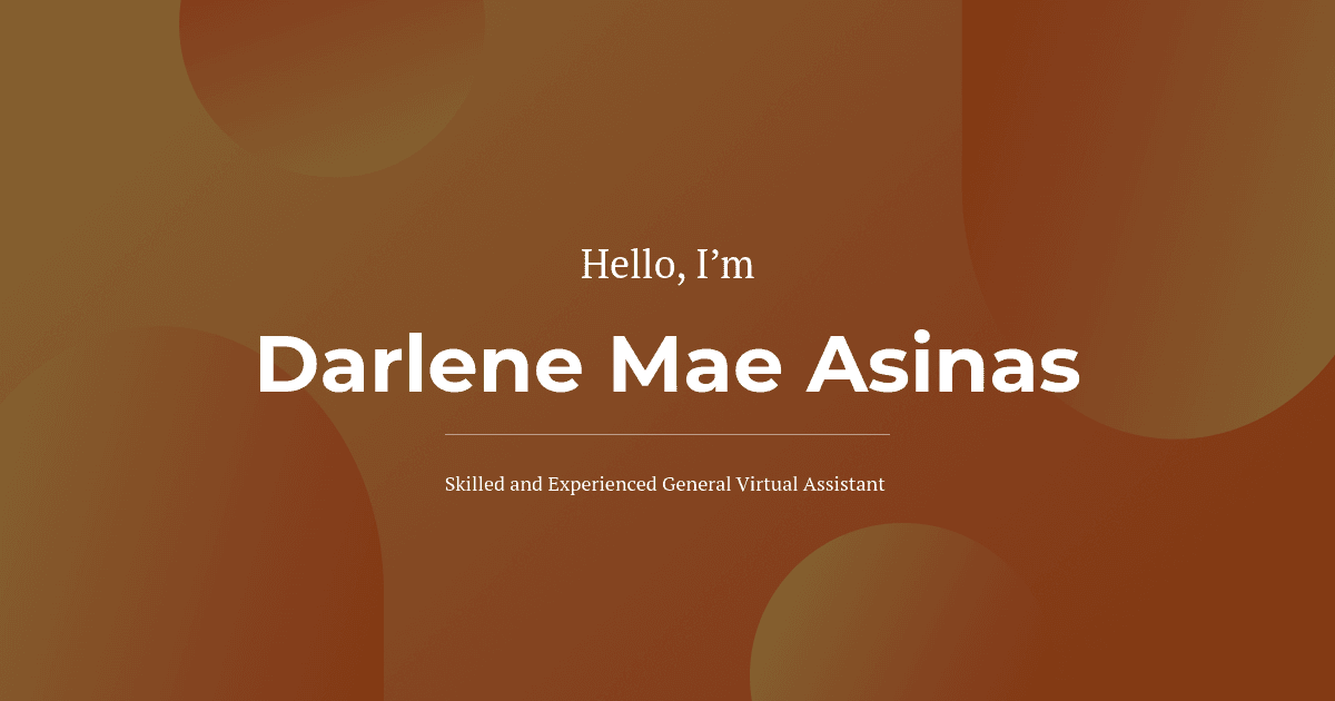 Darlene Mae Asinas