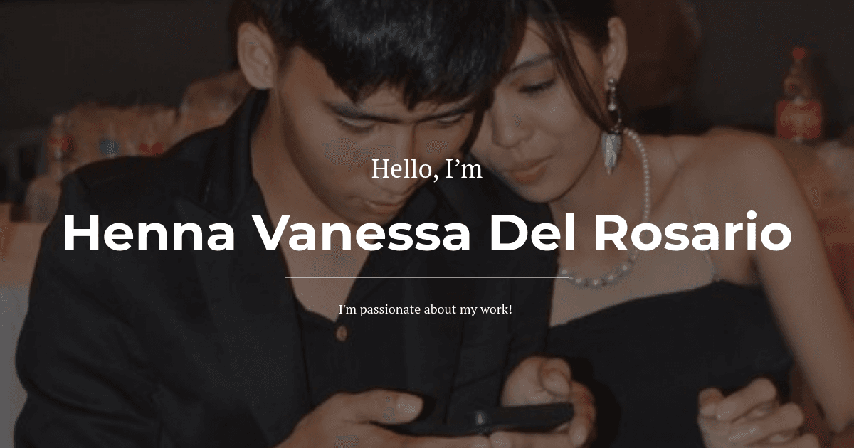 Henna Vanessa Del Rosario