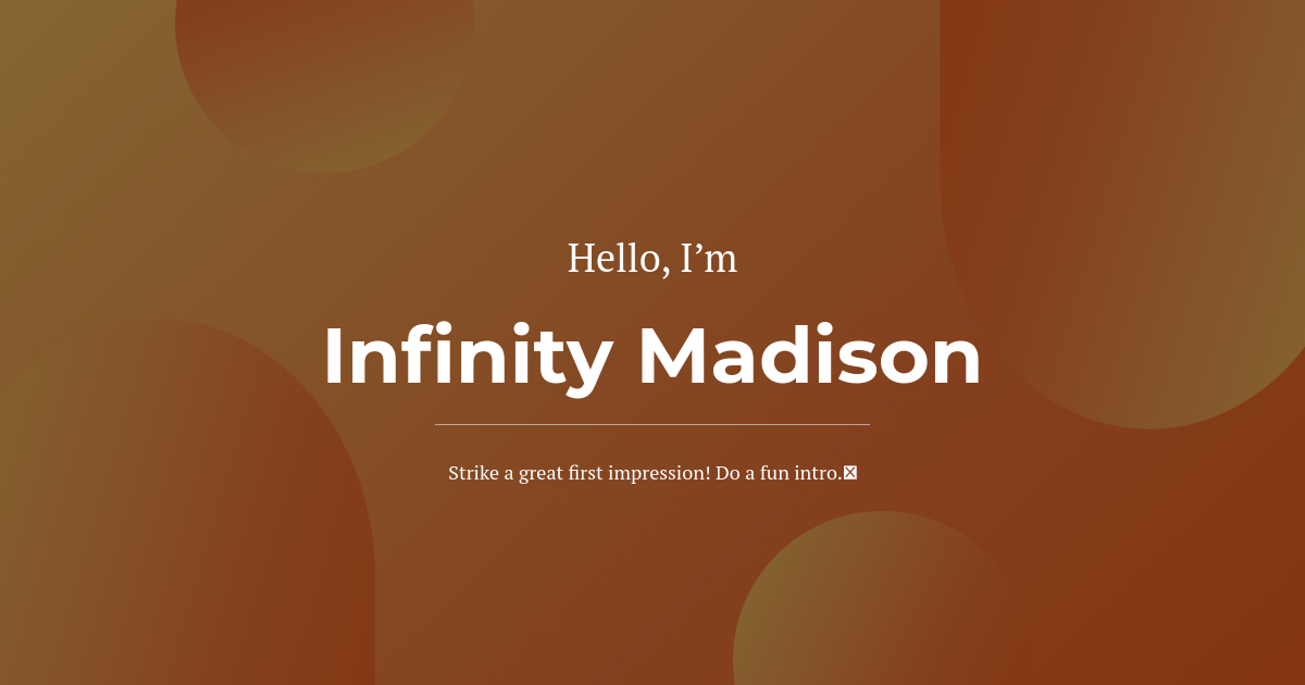 Infinity Madison