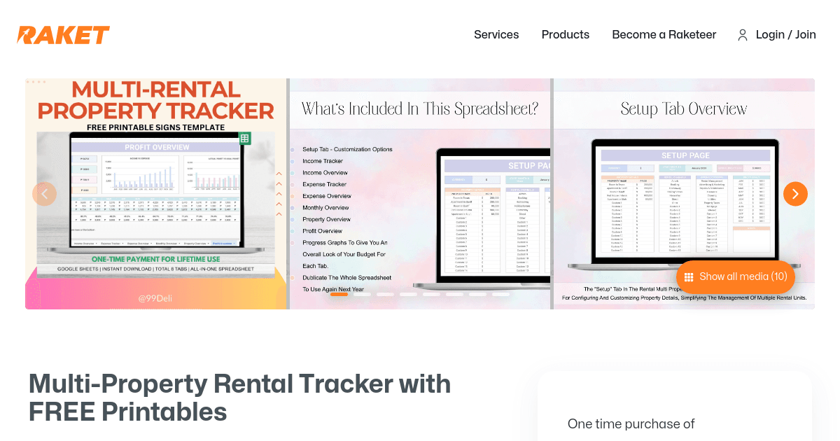 Multi-Property Rental Tracker with FREE Printables by undefined - Raket.PH