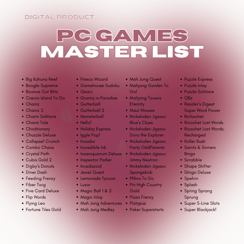 PC Games Collection by raynetorrelino - Raket.PH