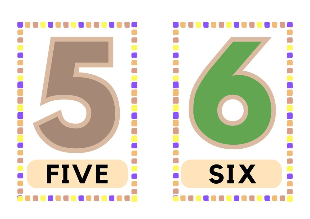 Printable+Number+Cards+1+50 Printable numbers, Free printable numbers ...