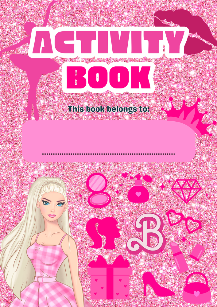 Barbie activity book online