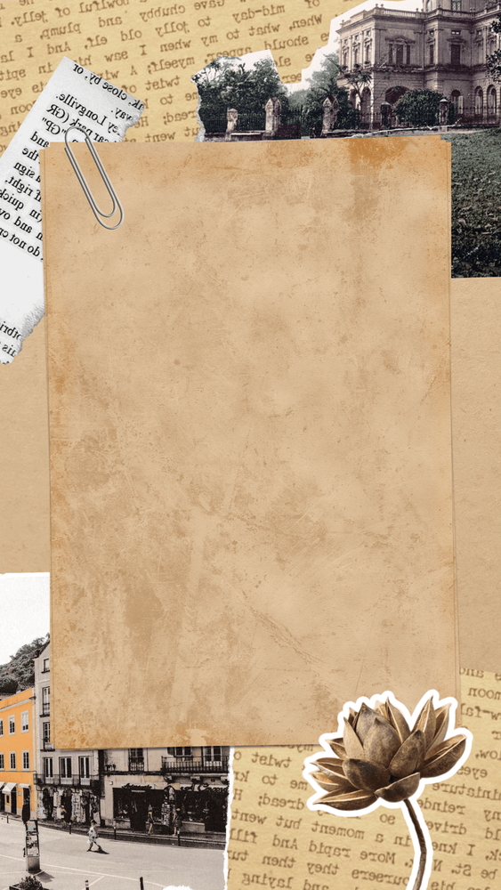BROWN VINTAGE PAPER BACKGROUND | AESTHETIC SCRAPBOOK PAPER by ...